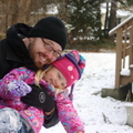 Snowgirl and her Daddy