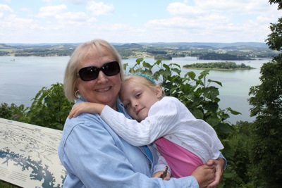 At the Lake with Nana
