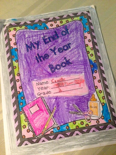 End of Year Book
