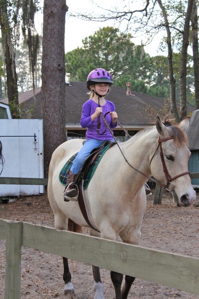 First Riding Lesson!