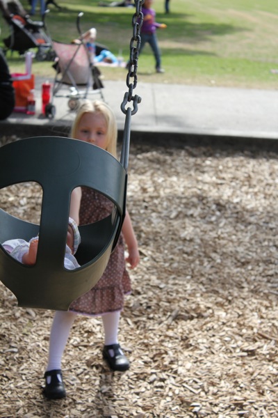 Babydoll Swinging High!
