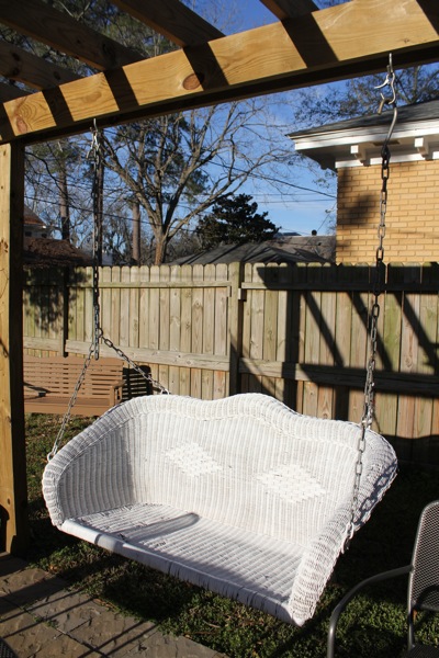 Old Swing Gets New Paint