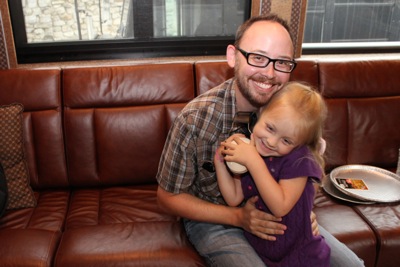 On the Tour Bus