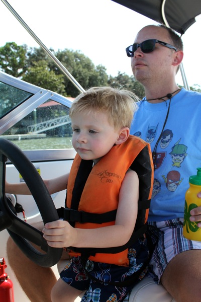 Driving the Boat