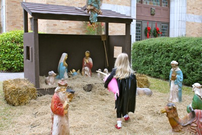 Approaching the Manger