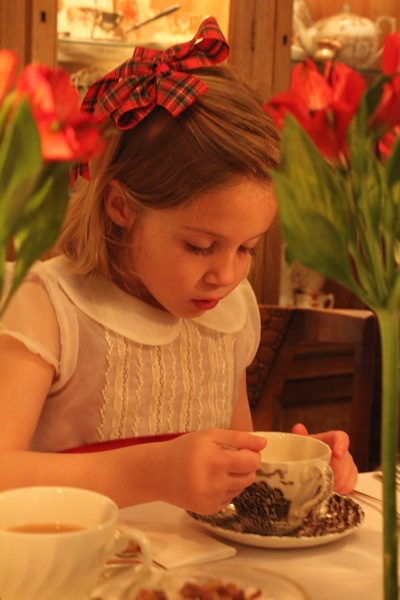 Lola at the Tea Party
