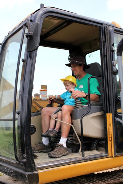 Jones on the Excavator