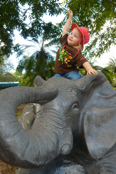 Look, I'm an elephant!