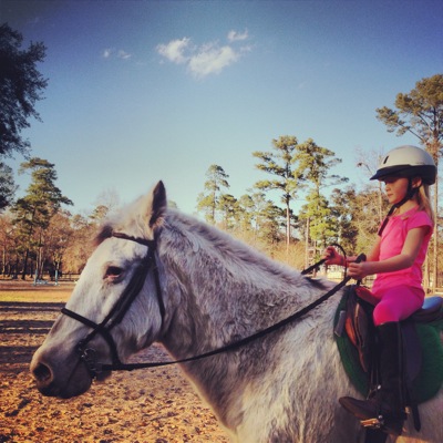 Riding Toby