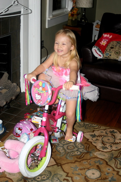 Ballerina on a Bike