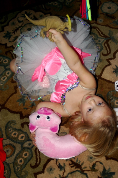 A Ballerina and her Dinosaur