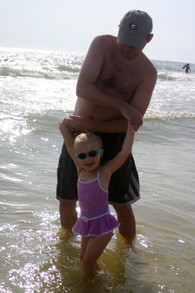 A girl and her daddy