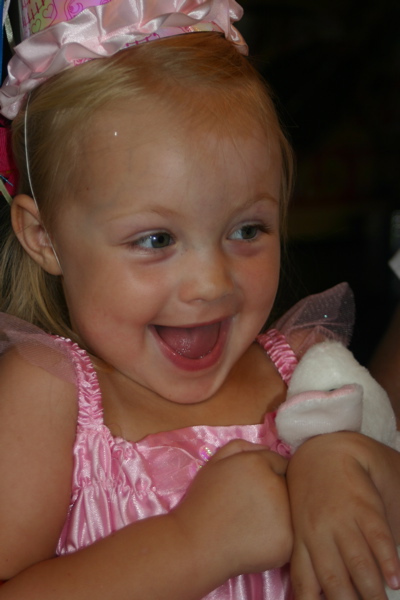 A birthday smile