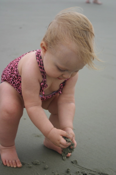 Little Camille on the Beach