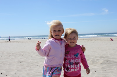 Camille and Elliot on the Beach