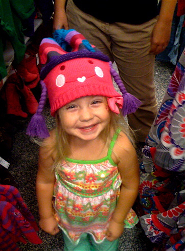 Camille Loves Her New Hat