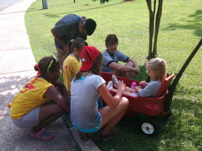 The Camp Princess Holds Court