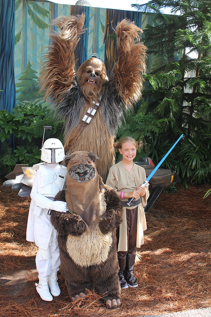 Wookies and Ewoks