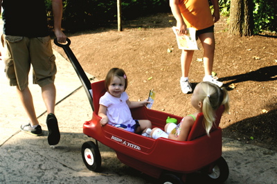 Cousins in a Wagon