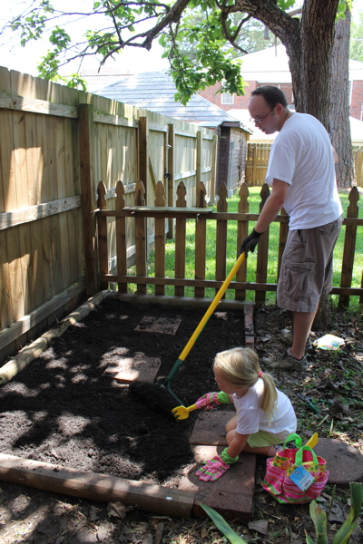 Gardening with Daddy