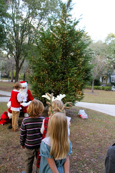 Waiting to See Santa