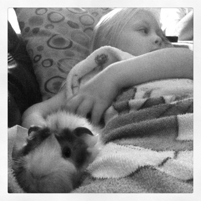 Hanging out with PIglet