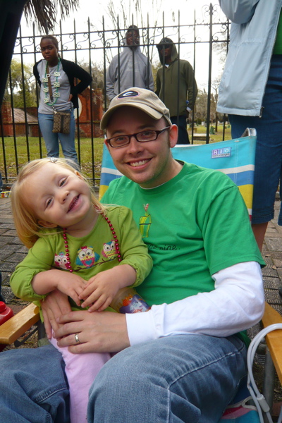 St. Paddy's with her Daddy