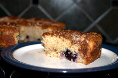 Pear and Blueberry Cake