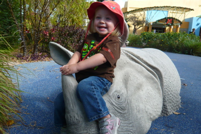 Rhino Cowgirl