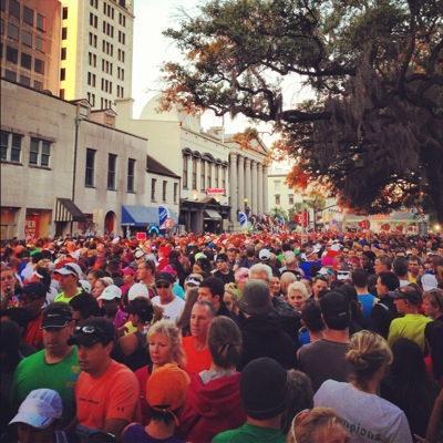 Headed to Our Starting Corrals