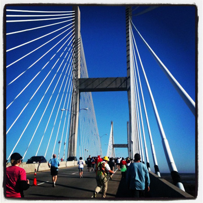 Going Up the Bridge