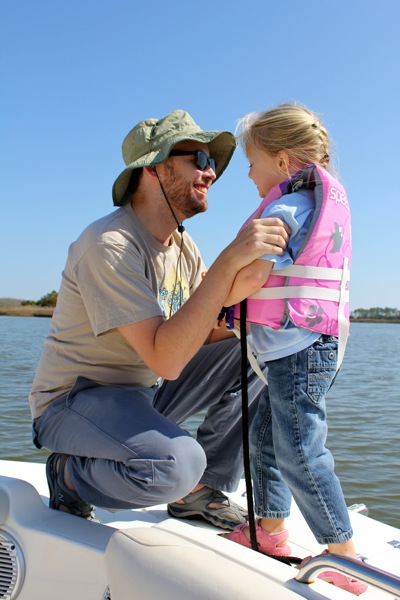With Daddy on the Boat