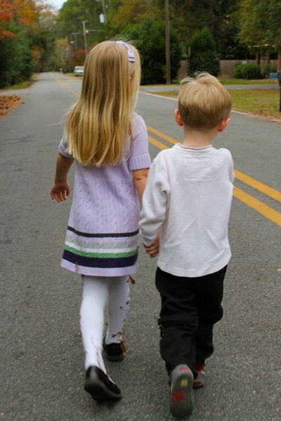 Heading to the Playground